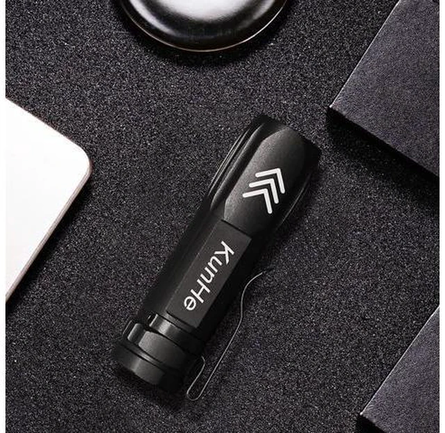 Alt view image 7 of 7 - Small Rechargeable Flashlights Mini LED Pocket Flashlight Battery Operated Bulk Flash Light Clip for Home EDC Stocking Stuffers for Men Adults 5 Pack