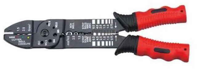 Alt view image 5 of 7 - FS-051 Multi-functional Crimping Pliers Terminals Crimping Tools Wire Stripper Multi Tool Tools Hands Plier