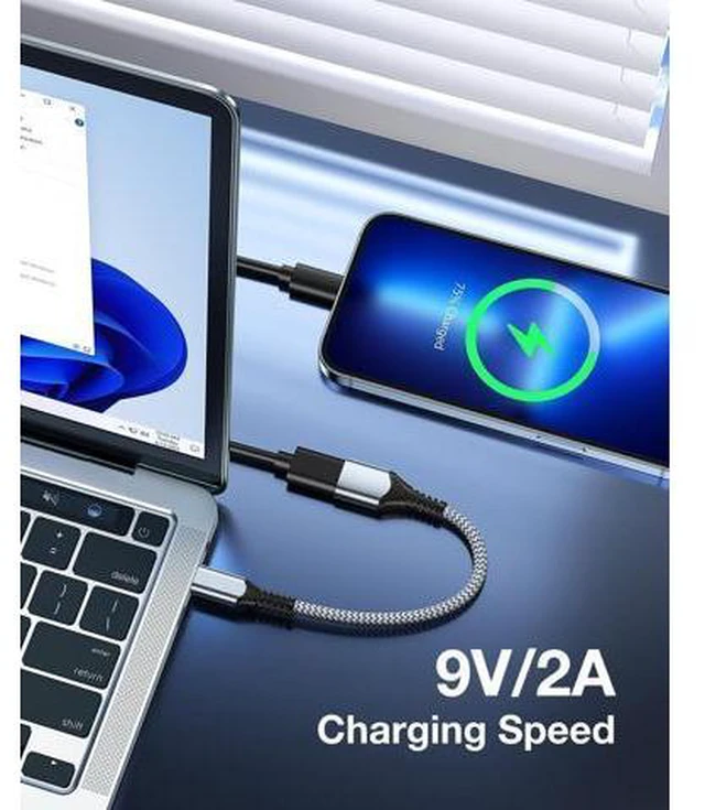 Alt view image 7 of 7 - USB C to USB 3.0 OTG Adapter 2 Pack USB C Male to USB 3.0 Female OTG Cable Thunderbolt3 On The Go for Samsung Galaxy S20 S20+ Ultra S8 S9 MacBook Pro/Air
