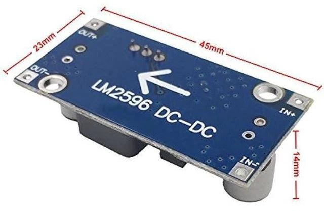 Alt view image 6 of 6 - 6 Pack LM2596 DC to DC High Efficiency Voltage Regulator 3.2-35V to 1.25-30V Buck Converter DIY Power Supply Step-Down Module