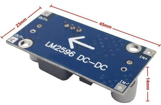 Alt view image 6 of 6 - 6 Pack LM2596 DC to DC High Efficiency Voltage Regulator 3.2-35V to 1.25-30V Buck Converter DIY Power Supply Step-Down Module
