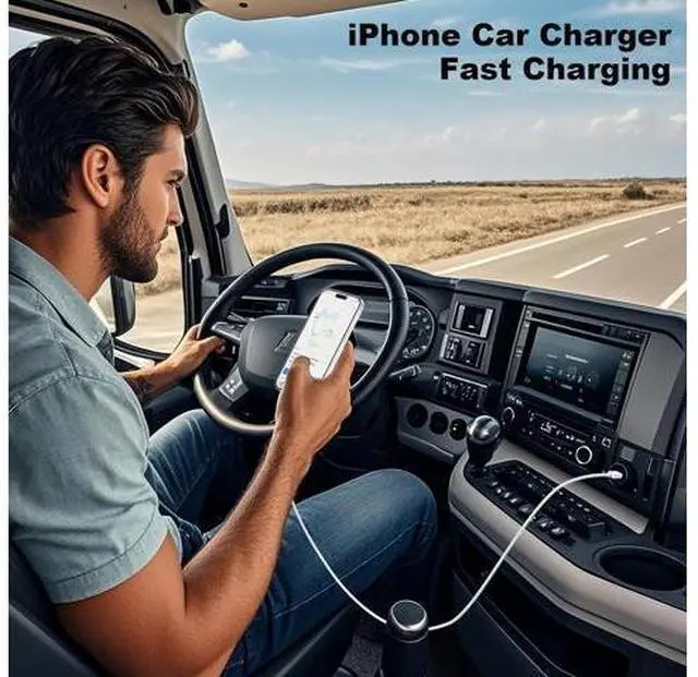 Alt view image 7 of 7 - Car Carplay Cable 2Pack USB A to Lightning Cable iPhone Charger Cord Compatible iPhone 14 13 12 11 Pro Max XR XS X 8 7 6 Plus SE iPad Charger Car Charging Cord (3FT)
