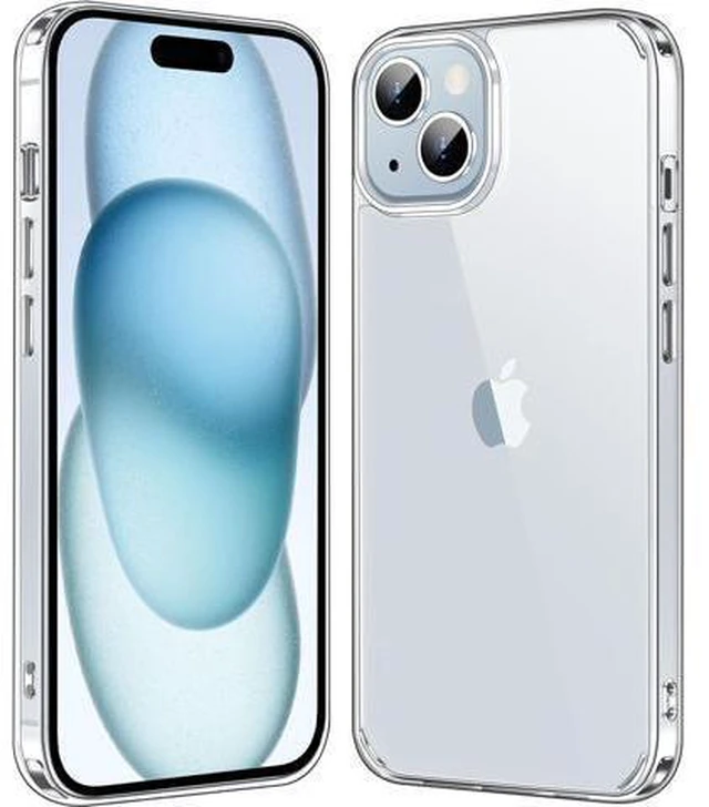 Main image of Redpepper for iPhone 15 Case 6.1-Inch Non-Yellowing Shockproof Phone Bumper Cover Anti-Scratch Clear