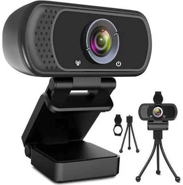 Main image of ToLuLu 1080P Webcam with Microphone, HD Webcam Web Camera with Tripod Stand, Widescreen USB Computer Camera, Streaming Mic Webcam for Online Calling/Conferencing, Zoom/Facetime/YouTube Laptop Desktop