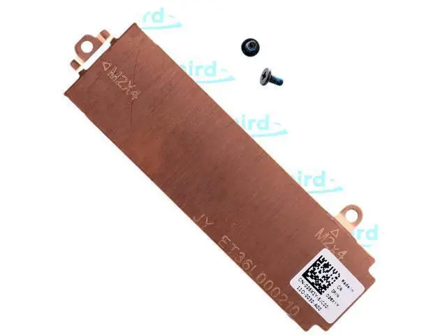 Alt view image 2 of 6 - Slot 2/Slot 1 M.2 2280 SSD Heatsink Cover Thermal Pad 29GT8 26X1Y 026X1Y for Dell G15 5510 5511 5515 Alienware M15 R5 M15 R6