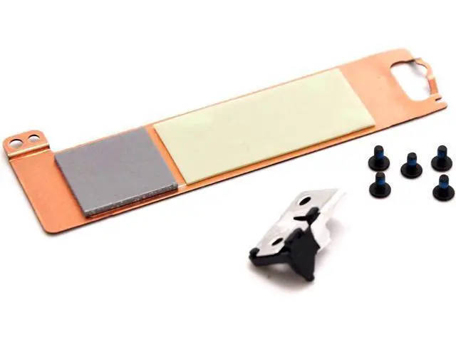 Alt view image 5 of 6 - M.2 SSD Heat Shield w/ Support Bracket 2FFR0 X3DN4 Replacement for Dell Latitude 5480 5590 5580 5490 5491 5591 5280 5290 Precision 3520 3530