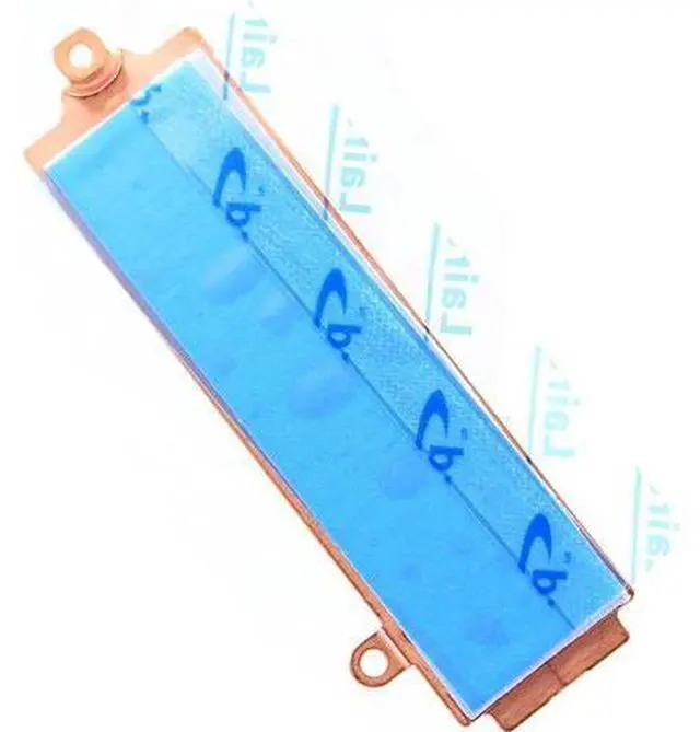 Alt view image 2 of 7 - Slot 2/Slot 1 M.2 2280 SSD Heatsink 26X1Y w/Support Bracket MHKK8 Set for Dell Alienware M15 R5 Ryzen Edition M15 R6
