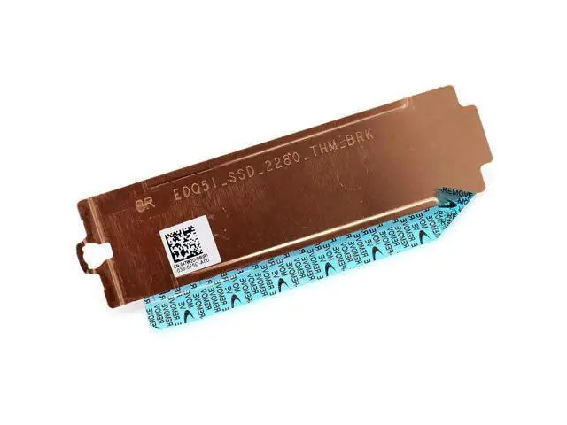 Alt view image 4 of 5 - 2nd 2280 M.2 SSD Heatsink Cover Slot 2 Thermal Shield 47W2D 047W2D Replacement for Dell Alienware M15 R2 M17 R2