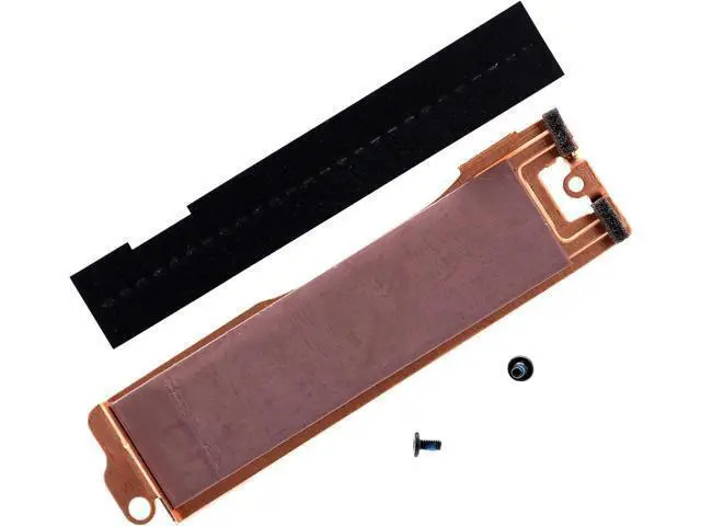 Alt view image 4 of 6 - Slot 2 M.2 2280 SSD Heatsink Cover 0JFF2T JFF2T SSD2 Thermal Bracket wInsulation Sheet for Dell XPS 17 9700 9710 Precision 17 5750, (0HFD3T)