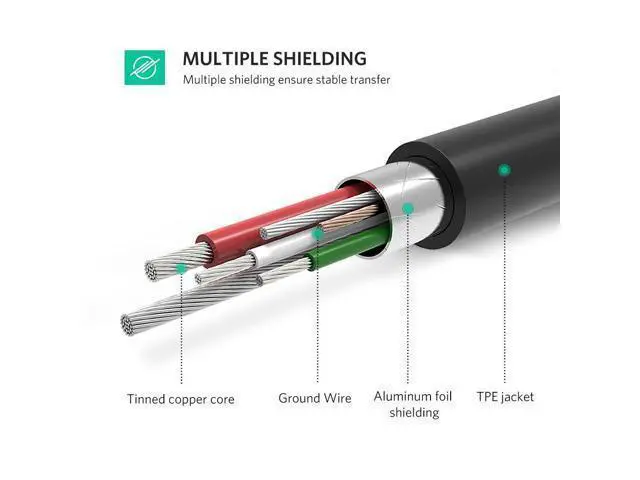 Alt view image 7 of 7 - USB C to Micro USB Cable Micro B USB Type C Cord Male to Male Compatible for MacBook iMac Pro Chromebook Pixel Yoga 900 6FT