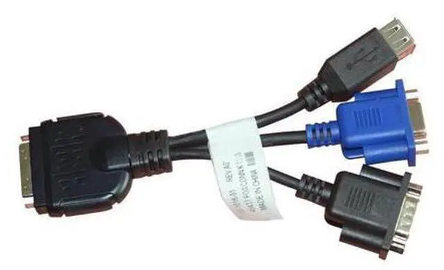 Main image of VGA+USB+DB9 for UCS KVM Server Adapter Blade Dongle Cable Adapter 37-1016-01 VGA USB DB9 Seria Server Cable