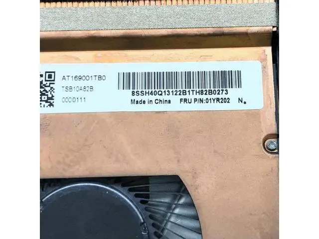 Alt view image 3 of 3 - for T470 T480 Heatsink CPU Cooler Cooling Fan SWG Discrete Graphics, WN-2 FAN, 01YR202 01YR200