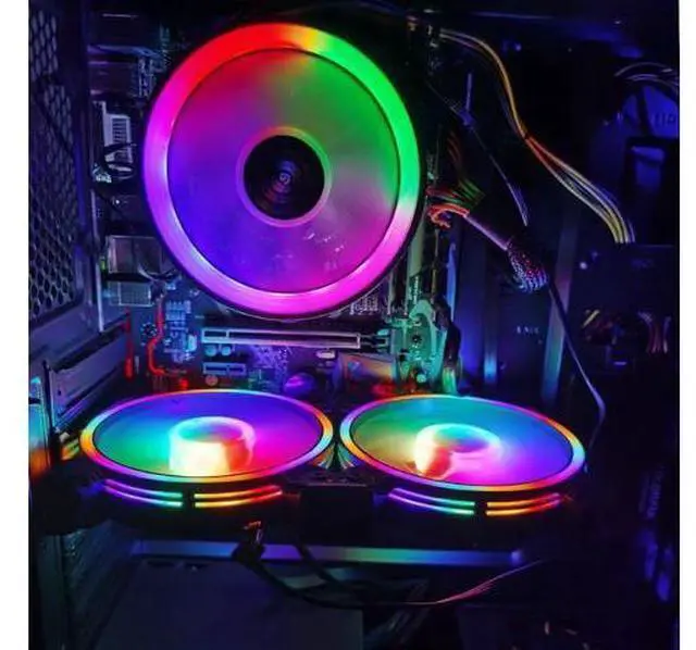 Main image of 12CM Universal Desktop Computer VGA Cooler Partner Quiet Chassis PCI Graphics Card Cooling Fan Companion