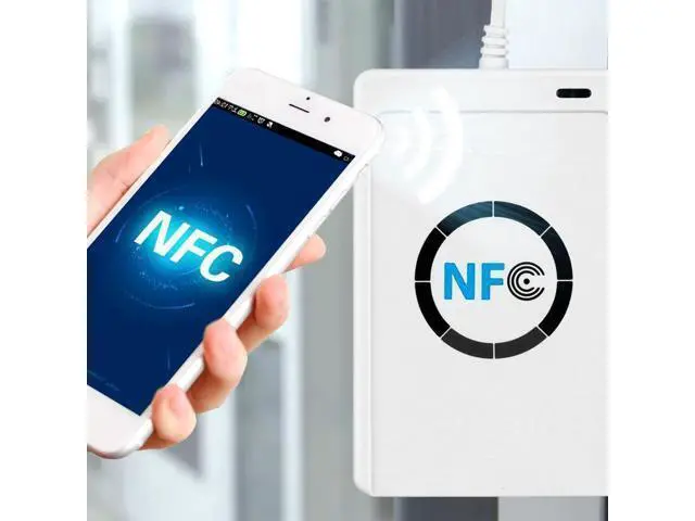 Alt view image 2 of 2 - 1 Set USB ACR122U NFC RFID Smart Card Reader For All 4 Types Of NFC (ISO/IEC18092) Professional Tags+5pcs M1 Cards Dropshipping