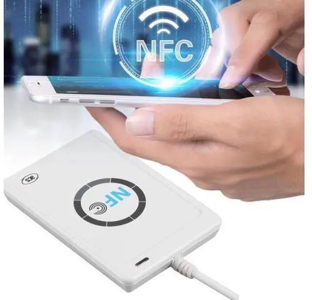 Main image of 1 Set USB ACR122U NFC RFID Smart Card Reader For All 4 Types Of NFC (ISO/IEC18092) Professional Tags+5pcs M1 Cards Dropshipping