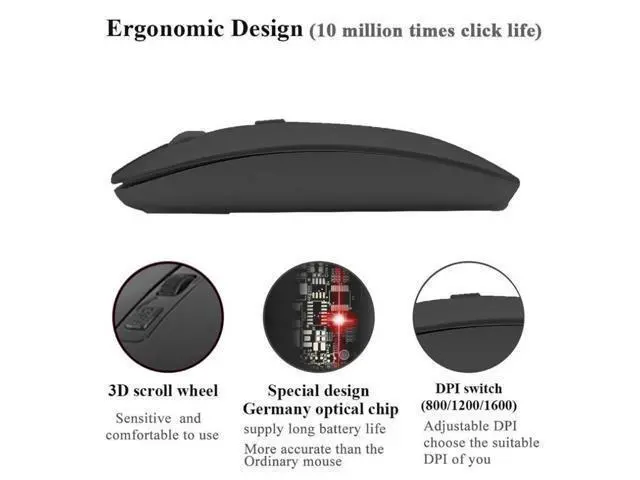 Alt view image 2 of 2 - French Keyboard Wireless Mouse Azerty Suitable For Game PC Player IMAC TV French Keyboard Mouse Wireless Game Keyboard