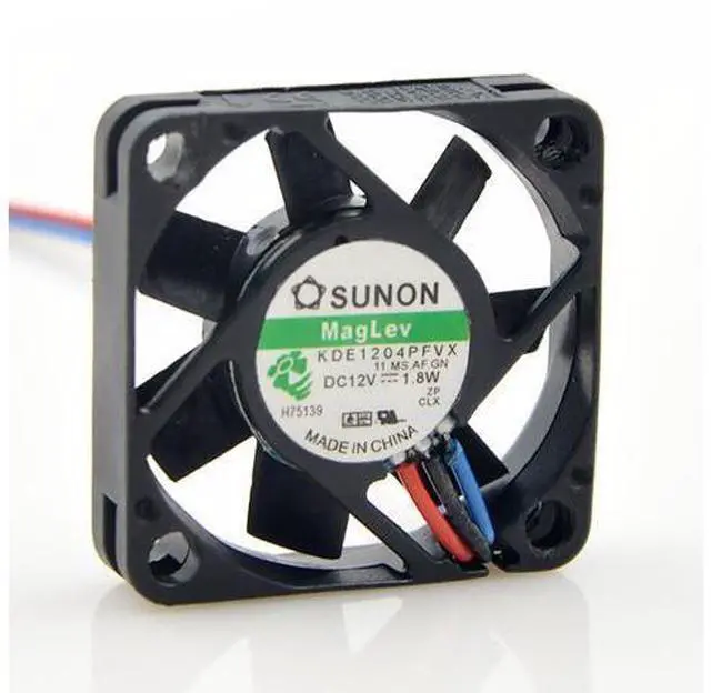 Main image of 10pcs For Sunon fan KDE1204PFVX 40X40X10 mm 12V 1.8W with a 3-wire switch server inverter