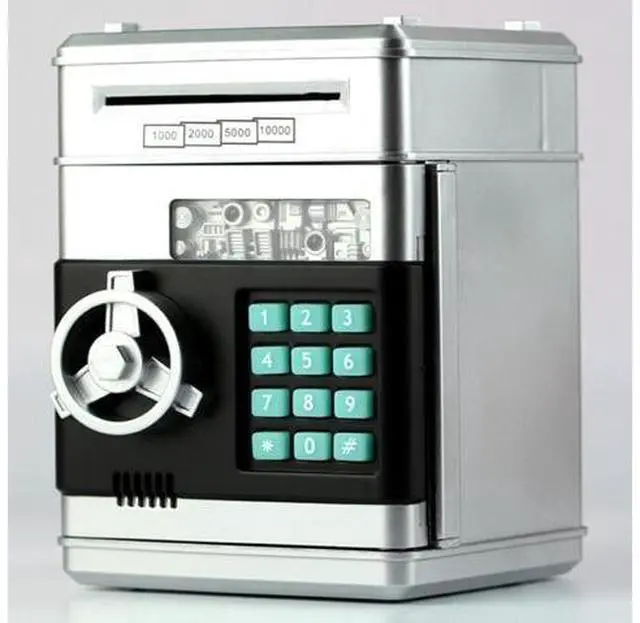Main image of Electronic Piggy Bank Safe Box Money Boxes for Children Digital Coins Cash Saving Safe Deposit ATM Machine Kid Christmas Gift