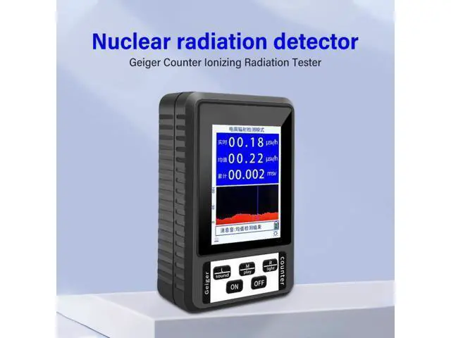 Alt view image 2 of 2 - BR-9B Nuclear Radiation Detector Geiger Counter Personal Dosimeter Marble Tester Portable X-rays -rays -rays Detecting Tool