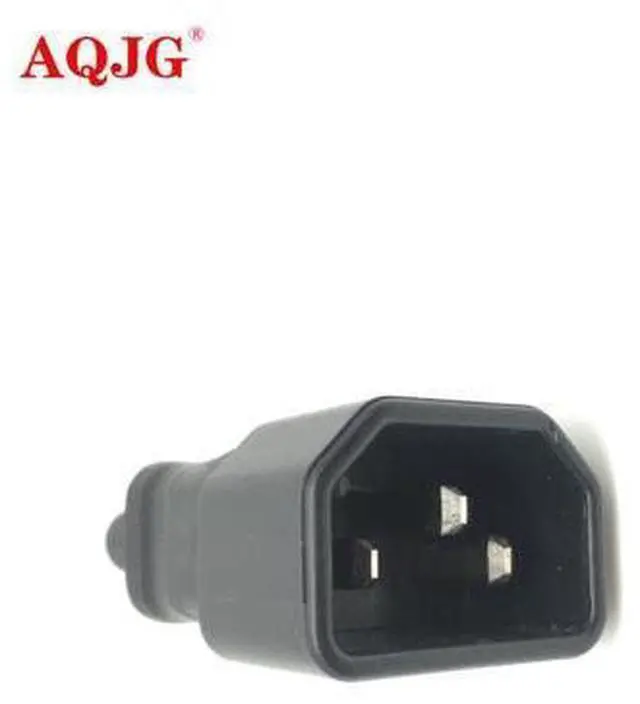 Main image of Power Plugs Adapter,IEC 320 C14 to C7 Adapter Converter C13 to C7 AC Power Plug,Socket 3 Pin to 2 Pin IEC320 Adapter