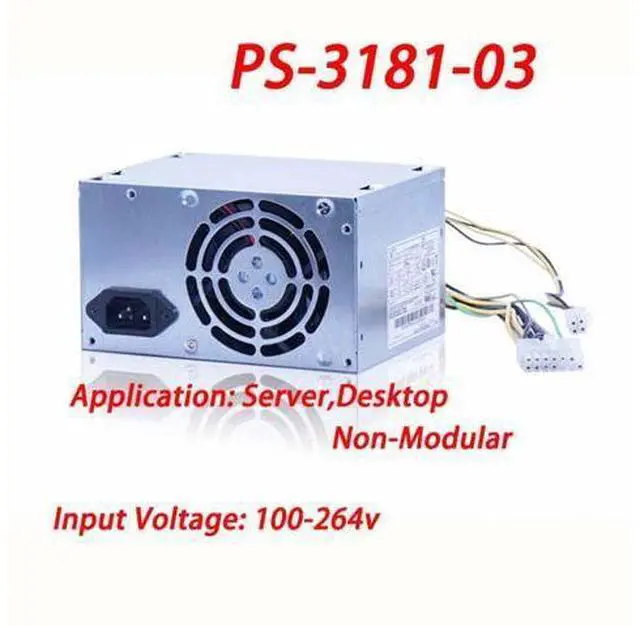 Main image of 180W PC Power Supply 180W PSU For Server H5050 H5055 M6475 M6300 A6800t Power Supply 180W ps-3181-03 14pin +4pin