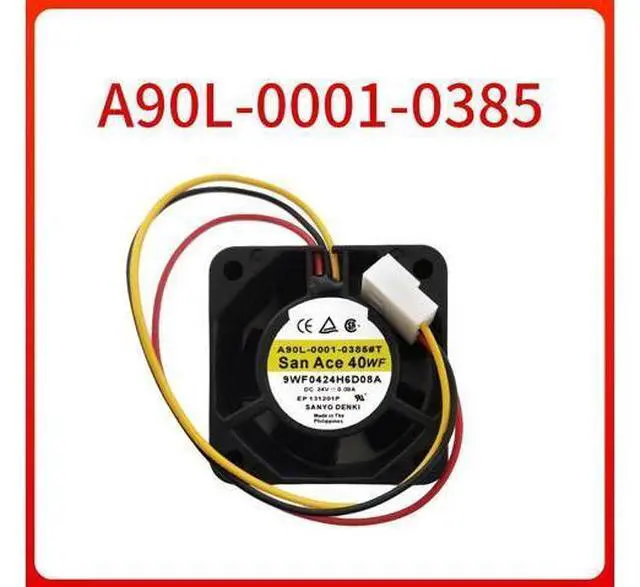 Main image of 9WF0424H6D08A A90L-0001-0385 for FANUC System Fan Cooling Fan DC24V 0.08A Heat Sink Fan 40*40*20MM 8300min
