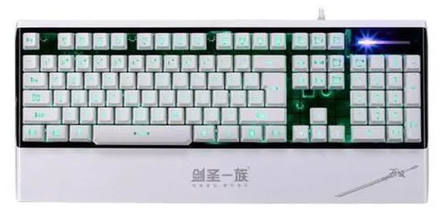Main image of 104 Keys Mechanical 3 LED Backlit USB Wired Game keyborad Switches Gaming