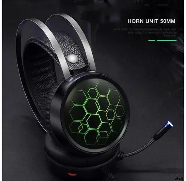 Main image of Music Gaming Headset with Microphone Headphones Surround USB 7.1&3.5MM Wired Earphone for PC Computer X box One PS4 RGB