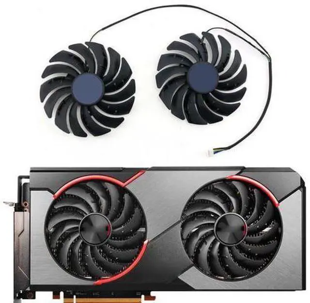 Main image of For MSI RX5700XT 5700 5600 GAMING X Graphics Card Cooling PLD10010S12HH Fan PLD10010S12HHv