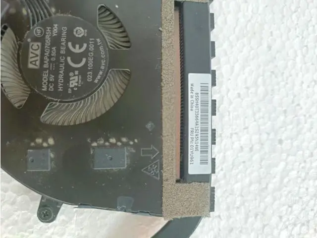 Alt view image 4 of 4 - CPU Cooling Fan Cooler Heatsink Radiator for X390 Yoga X13 Yoga Gen 1 Laptop 01YU961 01YU962 Fast Ship