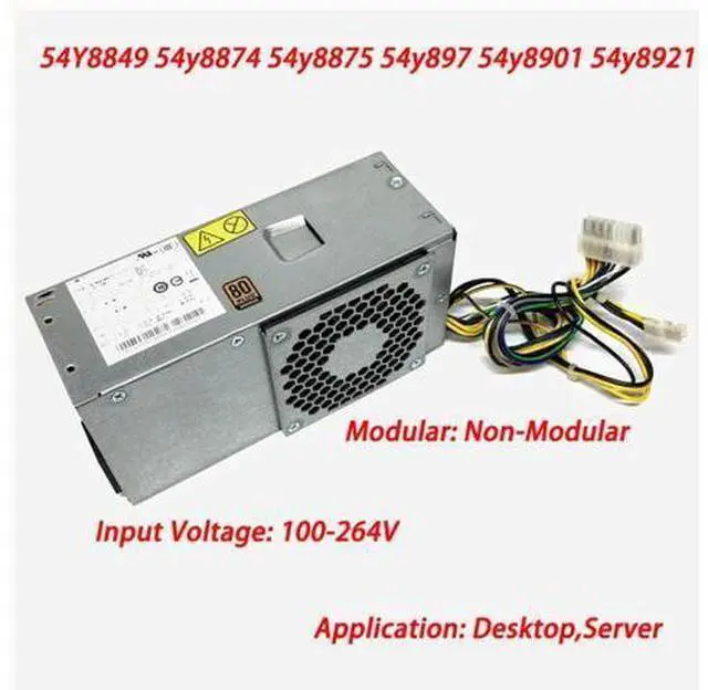 Main image of 240w TFX PSU Power Supply Desktop 54Y8849 for ThinkCentre E73 M78 M82 M83 M92 M92P M93 TFX 240W PS-4241-01 POWER 54Y8874 PCB020
