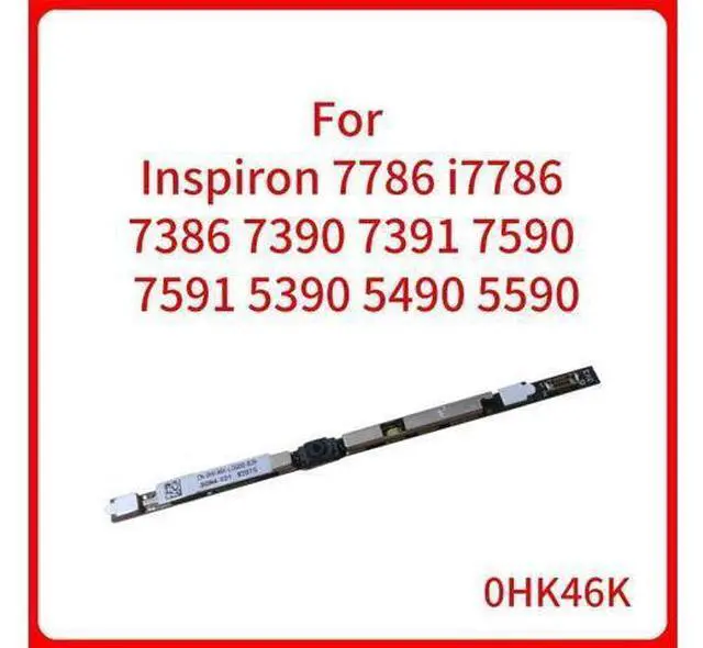 Main image of Laptop Webcam Camera Video Head Module 0HK46K for Inspiron 7786 I7786 7386 7390 7391 7590 7591 5390 5490 5590