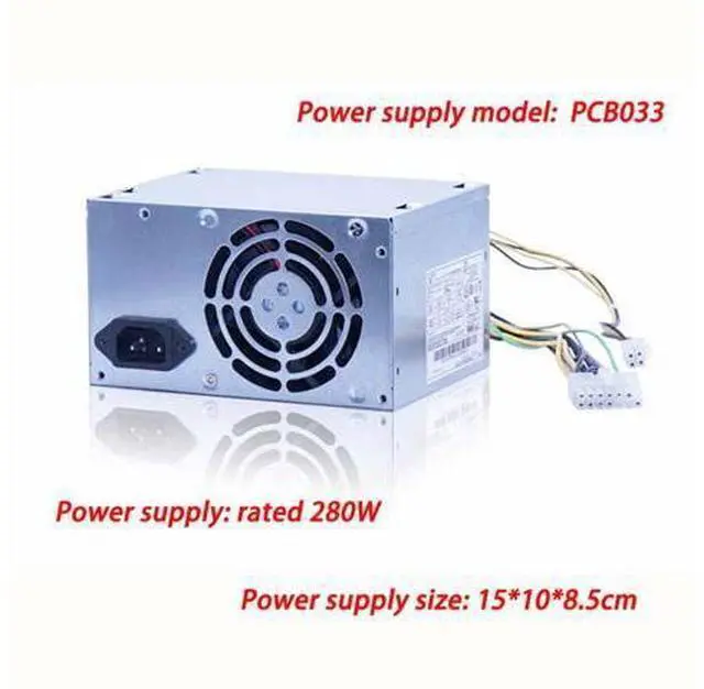 Main image of 280W PC Power Supply 280W PSU For Server M82 M92 H530 M8400T Q77 Q75 PCC001 PCB033 FSP280-40PA HK380-16FP 54Y8896 54Y8859 54Y890