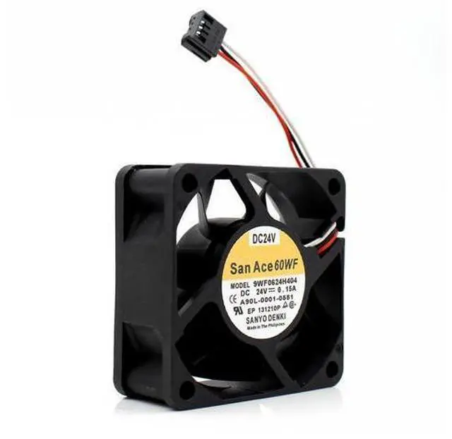 Main image of For Sanyo 9WF0624H404 6025 24V 0.15A waterproof axial cooling fan 6cm 60x60x25mm For FANUC