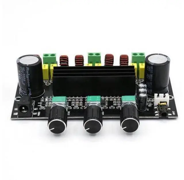 Main image of XH-M573 TPA3116D2 80W+80W+100W 2.1 Channel TPA3116 Digital Power Amplifier Board Bass Subwoofer Amplifier Black TDA3116D2 1.2MHZ