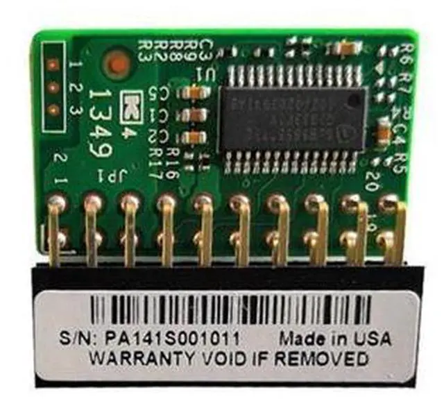 Main image of for AOM-TPM-9655V Server Security Module Add on 20-Pin-TPM 1.2 Trusted Module PA147S005535 Remote Card TPM Module Board
