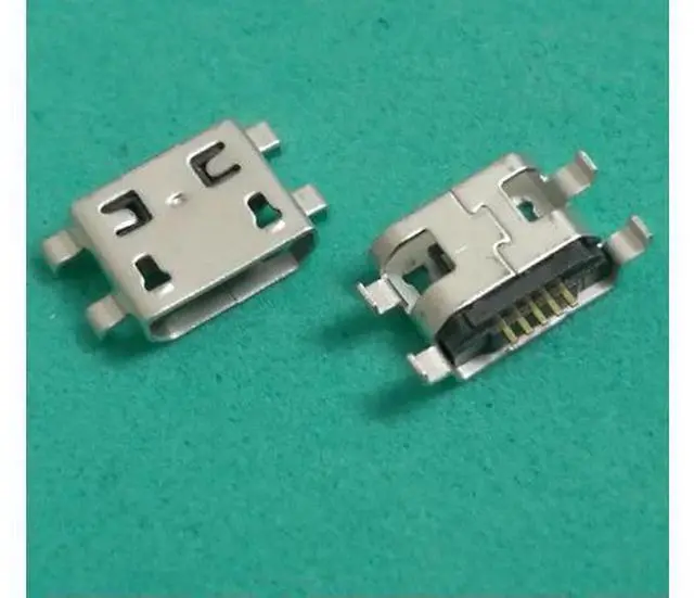 Main image of 500pcs/lot micro usb female connector 5pin for A765E A820 LePAD B8000 IO B6000 5pin tail sockect charging port