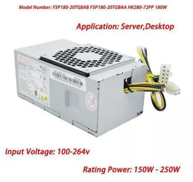 Main image of 180W Power Supply PA-2181-2 HK280-72PP PCG010 FSP180-20TGBAB 10pin