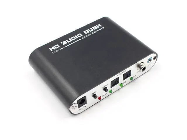 Alt view image 2 of 2 - 5.1 Channel Digital Audio Decoder Converter Dts/Ac-3 Rush Audio Gear Surround Sound Decoder For Home Theater
