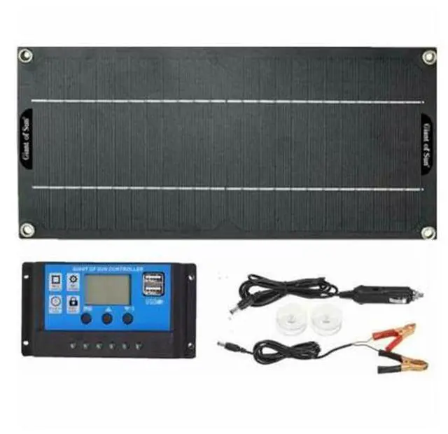 Main image of 50W Solar Panel Kit 18V 100A Charger Controller for Car RV Outdoor Camping Hiking Accessories