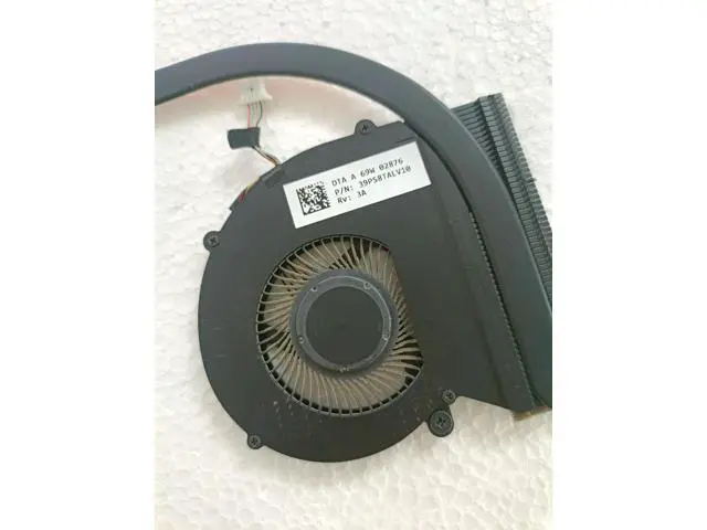 Alt view image 4 of 4 - Cooler Fan/Heazink for S2 Gen 1 2016/13 Gen 1/13 Gen 2 Chromebook 13 2016 01AW380 ND55C17 01AW381 SH40H91303