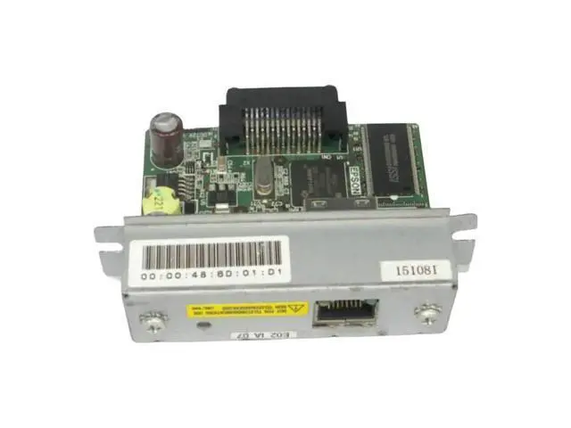 Alt view image 4 of 4 - UB-E02 M155B Printer Interface Board RJ-45 Fits For TM-J7500/J7600 TM-T88 TM-L90 TM-U590 88V 88III TM-T90 TM-J2000/J2100