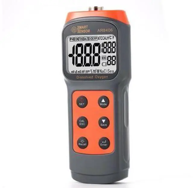 Main image of SMART SENSOR Digital Dissolved Oxygen Detector Meter Portable DO Tester Water Quality Tester Dissolved Oxygen Analyzer Wholesale