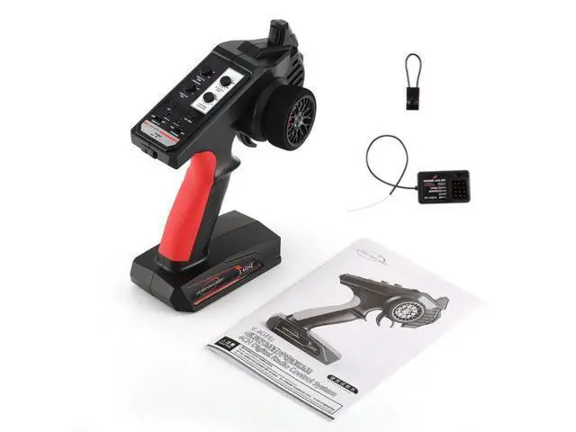 Alt view image 2 of 2 - AUSTAR AX6S 2.4G 4CH Transmitter Radio Remote Control with AX-6S Receiver for Q65 MN90 1/10 1/8 TRX4 Axial SCX10 D90 RC Car Boat