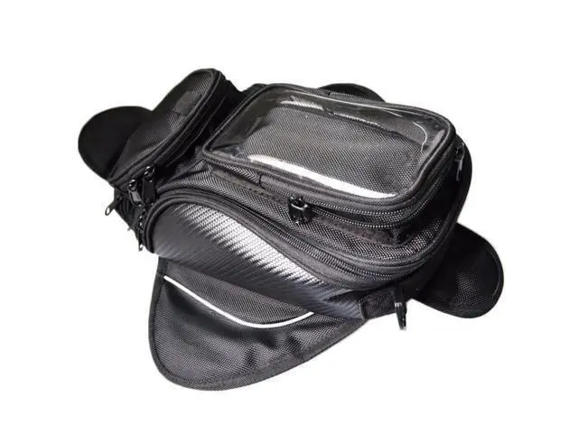 Alt view image 2 of 2 - Motorcycle tank bag oil fuel bag magnet Biker Oxford waterproof saddle bag luggage Mailbox bag riding bag motorcycle bag