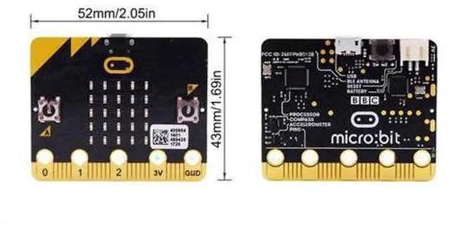 Main image of Programmable Robot Micro:bit Smart Car Kit/Qtruck/python Education Microbit Programmable Robot Sturdy Practical Dropshipping