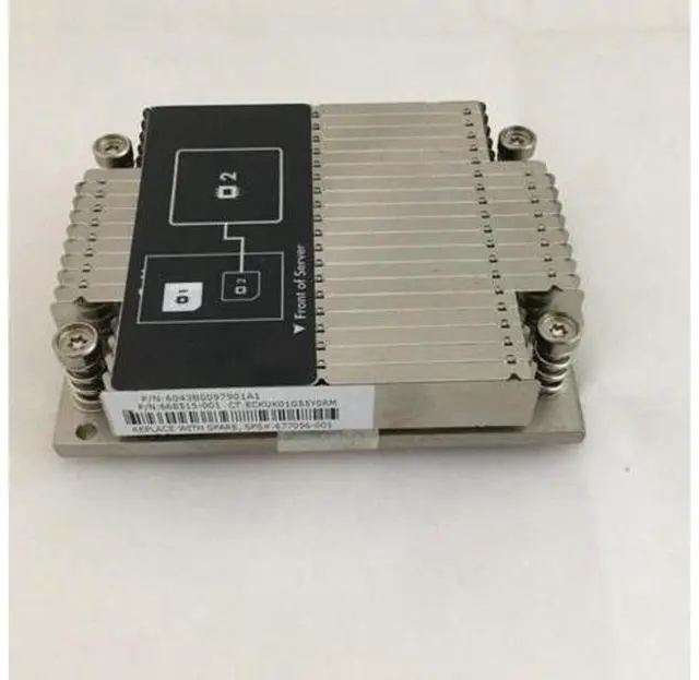 Main image of CPU Cooler 677056-001 DL160 GEN8 G8 SERVER HEATSINK 668515-001 HEATSINK For Processor Heat Sink For Server CPU 2 668515-001