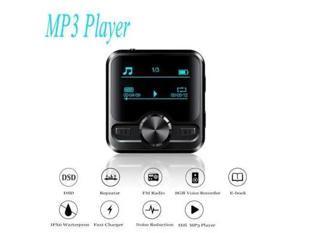 Alt view image 2 of 2 - 1.2-inch Walkman Mp3 With Recording Function 8g/16g/32g Portable Sports Music Player With Hd Sound Quality Wireless Connection