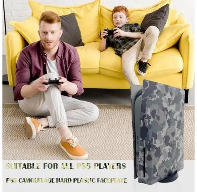 Main image of ABS Plastic Host Protective Shell Dustproof Host Cover Protective Shell Frosted Surface Waterproof for PS5 Console Disc Version
