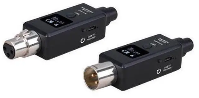 Main image of 1 Pair Micphone Wireless System Rechargeable UHF DSP Transmitter Receiver 2 Modes Guitar Wireless Audio Transmission System